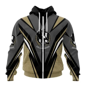 Collingwood AFL Zipper Hoodie 3D Print, All Over Print Zipper Hoodie AFL1080613974