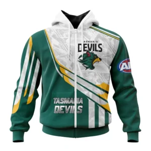 Tasmania AFL Zipper Hoodie 3D Print, All Over Print Zipper Hoodie AFL1080613978