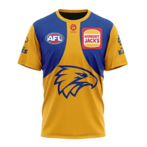 West Coast Eagles AFL T-Shirt 3D Print, All Over Print T-Shirt AFL1080613979