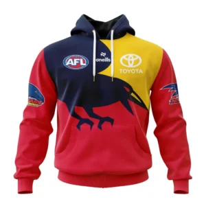 Adelaide Crows AFL Hoodie 3D Print, All Over Print Hoodie AFL1080613986