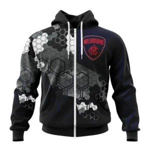 Melbourne AFL Zipper Hoodie 3D Print, All Over Print Zipper Hoodie AFL1080613993