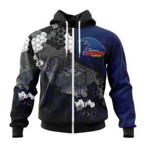 Adelaide Crows AFL Zipper Hoodie 3D Print, All Over Print Zipper Hoodie AFL1080614004