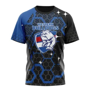 Western Bulldogs  AFL T-Shirt 3D Print, All Over Print T-Shirt AFL1080614006