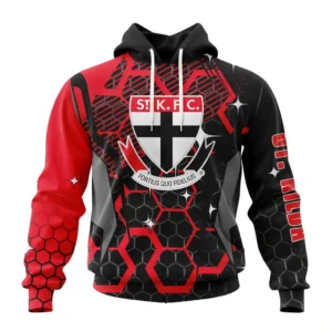 St Kilda  AFL Hoodie 3D Print, All Over Print Hoodie AFL1080614008