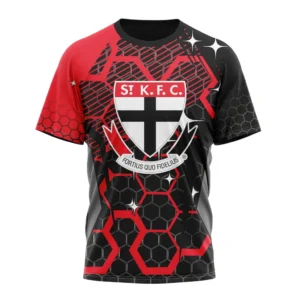 St Kilda  AFL T-Shirt 3D Print, All Over Print T-Shirt AFL1080614008