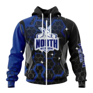 North Melbourne  AFL Zipper Hoodie 3D Print, All Over Print Zipper Hoodie AFL1080614010