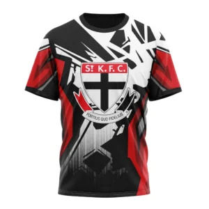 St Kilda  AFL T-Shirt 3D Print, All Over Print T-Shirt AFL1080614024