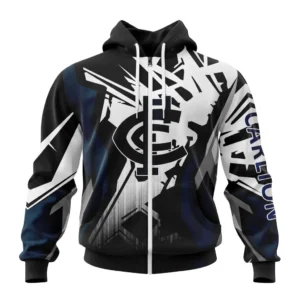Carlton  AFL Zipper Hoodie 3D Print, All Over Print Zipper Hoodie AFL1080614035