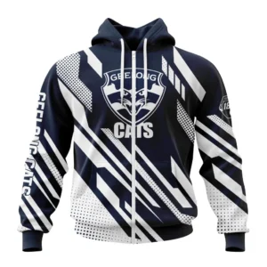 Geelong Cats AFL Zipper Hoodie 3D Print, All Over Print Zipper Hoodie AFL1080614047