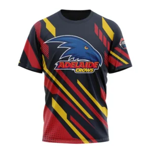 Adelaide Crows AFL T-Shirt 3D Print, All Over Print T-Shirt AFL1080614053