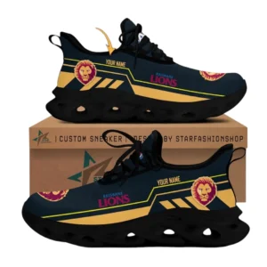 Brisbane Lions Max Soul Shoes, All Over Print Max Soul Shoes Brisbane Lions AFL1266232026 - Black