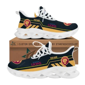Brisbane Lions Max Soul Shoes, All Over Print Max Soul Shoes Brisbane Lions AFL1266232026 - White