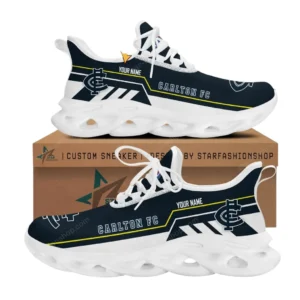 Carlton Max Soul Shoes, All Over Print Max Soul Shoes Carlton AFL1266232027 - White