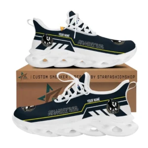 Collingwood Max Soul Shoes, All Over Print Max Soul Shoes Collingwood AFL1266232028 - White