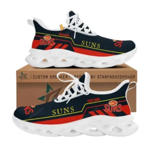 Gold Coast Suns Max Soul Shoes, All Over Print Max Soul Shoes Gold Coast Suns AFL1266232032 - White