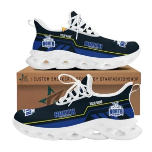 North Melbourne Max Soul Shoes, All Over Print Max Soul Shoes North Melbourne AFL1266232036 - White