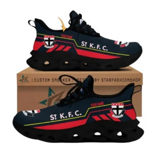 St Kilda Max Soul Shoes, All Over Print Max Soul Shoes St Kilda AFL1266232039 - Black