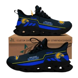 West Coast Eagles Max Soul Shoes, All Over Print Max Soul Shoes West Coast Eagles AFL1266232041 - Black
