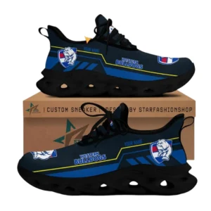 Western Bulldogs Max Soul Shoes, All Over Print Max Soul Shoes Western Bulldogs AFL1266232042 - Black