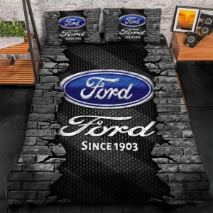 Ford Bedding Set, Gift For Ford Lovers CAR156031325334 - Gray