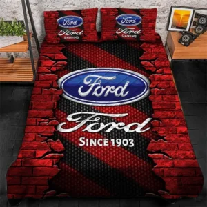 Ford Bedding Set, Gift For Ford Lovers CAR156031325334 - Red