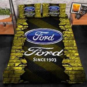 Ford Bedding Set, Gift For Ford Lovers CAR156031325334 - Yellow