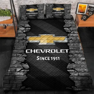 Chevrolet Bedding Set, Gift For Chevrolet Lovers CAR156031325343 - Gray