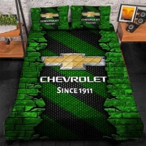 Chevrolet Bedding Set, Gift For Chevrolet Lovers CAR156031325343 - Green