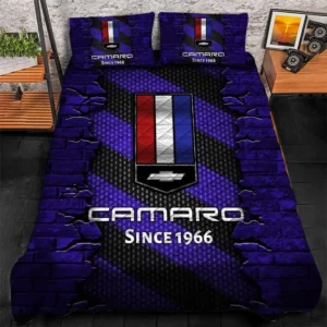 Chevrolet Camaro Bedding Set, Gift For Chevrolet Camaro Lovers CAR156031325346 - Blue