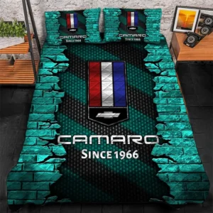 Chevrolet Camaro Bedding Set, Gift For Chevrolet Camaro Lovers CAR156031325346 - Cyan