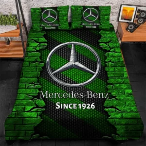 Mercedes Benz Bedding Set, Gift For Mercedes Benz Lovers CAR156031325402 - Green
