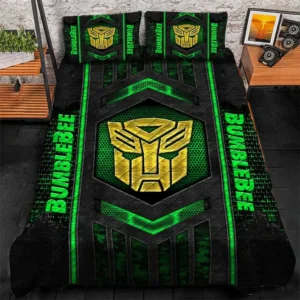 Bumblebee Bedding Set, Gift For Bumblebee Lovers, Gift For Him, Husband, Boyfriend CAR1790317008 - Green