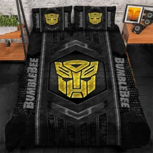 Bumblebee Bedding Set, Gift For Bumblebee Lovers, Gift For Him, Husband, Boyfriend CAR1790317008 - Grey