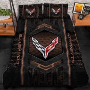 Chevrolet Corvette Bedding Set, Gift For Chevrolet Corvette Lovers, Gift For Him, Husband, Boyfriend CAR1790317011 - Brown