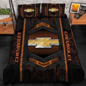 Chevrolet Bedding Set, Gift For Chevrolet Lovers, Gift For Him, Husband, Boyfriend CAR1790317012 - Orange