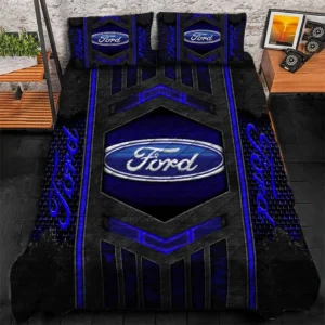 Ford Bedding Set, Gift For Ford Lovers, Gift For Him, Husband, Boyfriend CAR1790317023 - Blue
