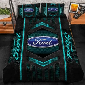 Ford Bedding Set, Gift For Ford Lovers, Gift For Him, Husband, Boyfriend CAR1790317023 - Cyan