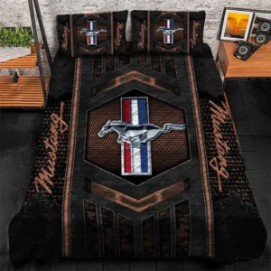 Ford Mustang Bedding Set, Gift For Ford Mustang Lovers, Gift For Him, Husband, Boyfriend CAR1790317024 - Brown
