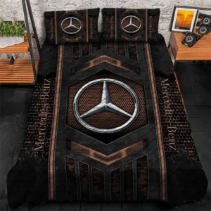 Mercedes Benz Bedding Set, Gift For Mercedes Benz Lovers, Gift For Him, Husband, Boyfriend CAR1790317043 - Brown