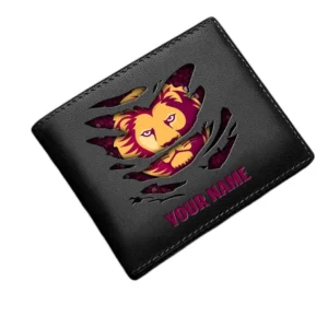 Brisbane Lions Horizontal Leather Wallet, All Over Print Horizontal Leather Wallet  Brisbane Lions DAFL1106202042 - Black