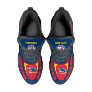 Adelaide Crows Max Soul Shoes, All Over Print Max Soul Shoes Adelaide Crows DAFL1136212041 - Black