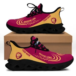 Brisbane Lions Max Soul Shoes, All Over Print Max Soul Shoes Brisbane Lions DAFL1166232029 - Black