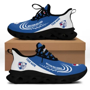 Western Bulldogs Max Soul Shoes, All Over Print Max Soul Shoes Western Bulldogs DAFL1166232030 - Black