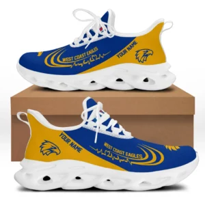 West Coast Eagles Max Soul Shoes, All Over Print Max Soul Shoes West Coast Eagles DAFL1166232035 - White