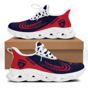 Melbourne Demons Max Soul Shoes, All Over Print Max Soul Shoes Melbourne Demons DAFL1166232036 - White