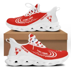 Sydney Swans Max Soul Shoes, All Over Print Max Soul Shoes Sydney Swans DAFL1166232038 - White