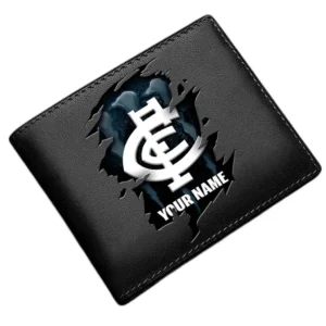 Carlton Horizontal Leather Wallet, All Over Print Horizontal Leather Wallet  Carlton DAFL1196232041 - Black