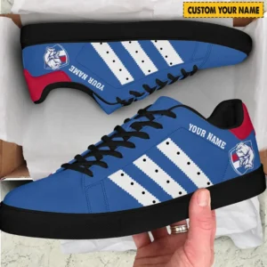 Western Bulldogs Skate Shoes, All Over Print Skate Shoes  Western Bulldogs DAFL1206232032 - Black