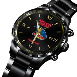 Adelaide Crows Stainless Steel Watch, All Over Print Stainless Steel Watch Adelaide Crows DAFL1236232027