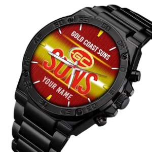Gold Coast Suns Hand Watch, All Over Print Hand Watch Gold Coast Suns DAFL1246232040